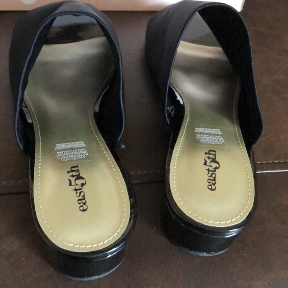 east 5th Womens Sage Slide Sandals Black Size 8.5 - Picture 5 of 8